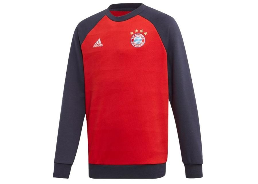 Lasten treenipaita Adidas FC Bayern CR Sweat Jr DX9233 kuvasuurennos