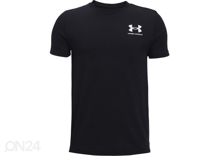 Lasten treenipaita Under Armour Y Sportstyle Left Chest SS kuvasuurennos