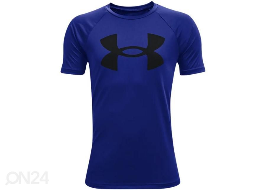 Lasten treenipaita Under Armour Y Tech Big Logo SS kuvasuurennos