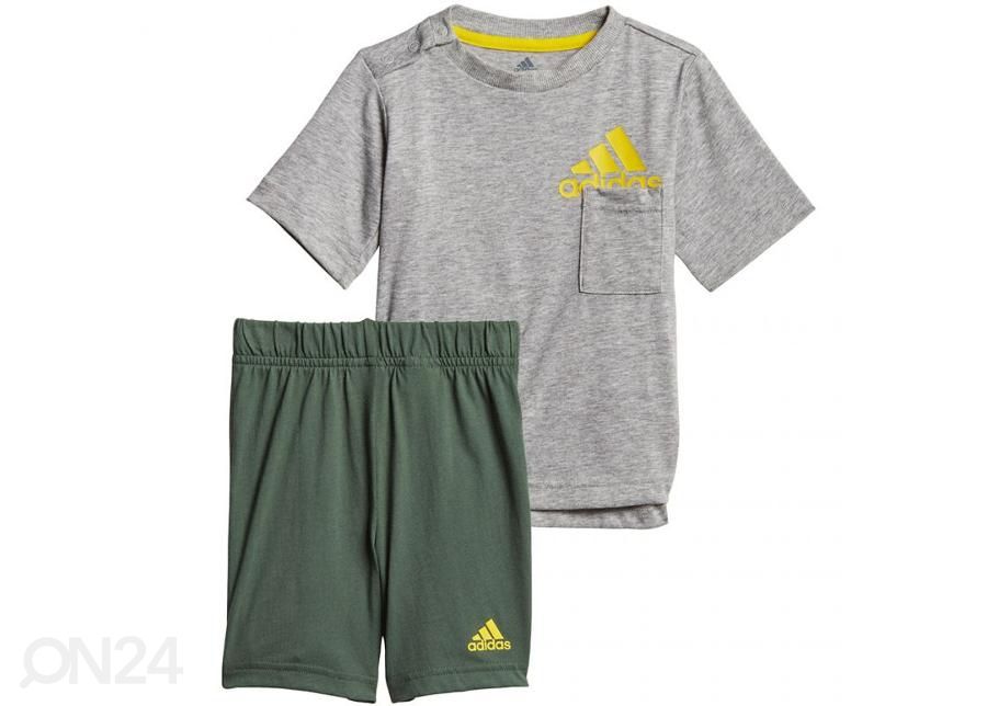 Lasten urheiluasu Adidas Infants BOS Logo Summer Set kuvasuurennos