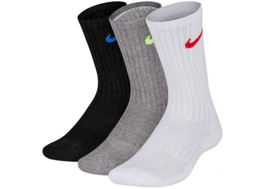 Lasten urheilusukat 3 paria Nike Performance Cushioned Crew NS Jr SX6842 906 kuvasuurennos