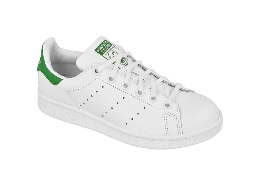 Lasten vapaa-ajan kengät adidas ORIGINALS Stan Smith Jr M20605 kuvasuurennos