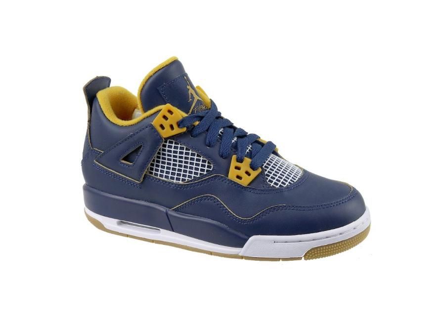 Lasten vapaa-ajan kengät Jordan 4 Retro BG JR 408452-425 kuvasuurennos