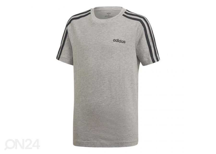 Lasten vapaa-ajan paita Adidas YB Essentials 3 Stripes Tee kuvasuurennos