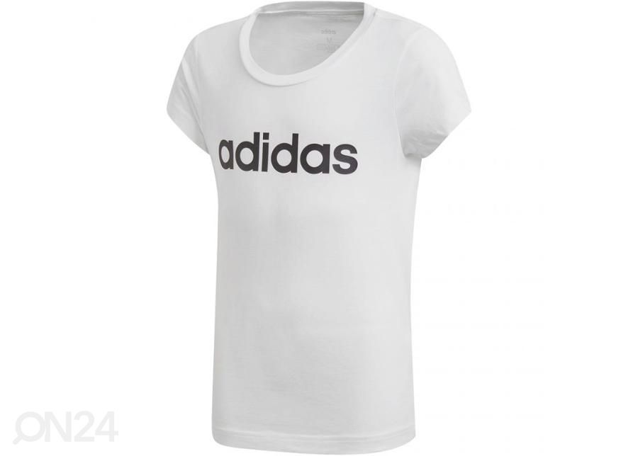 Lasten vapaa-ajan paita Adidas YG E LIN Tee kuvasuurennos