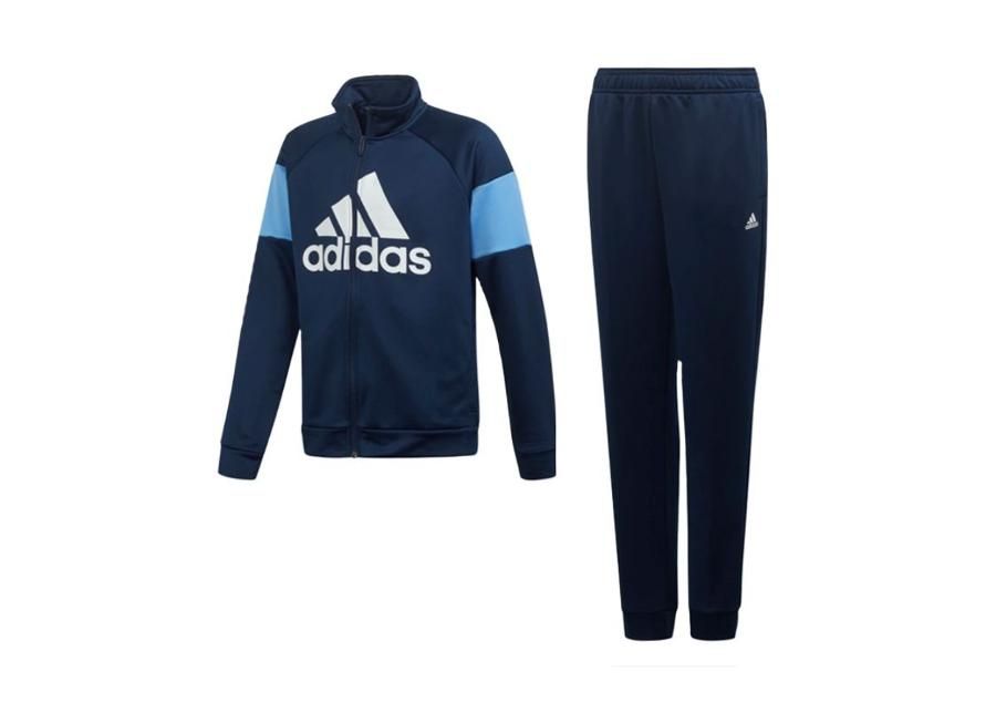 Lasten verryttelyasu adidas Badge of Sport Tracksuit JR ED6226 kuvasuurennos