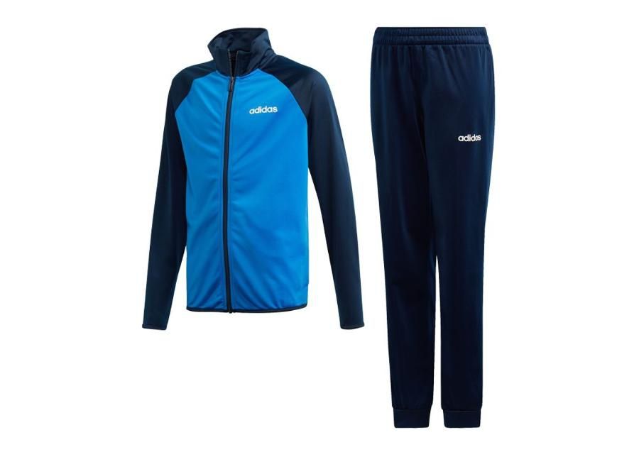 Lasten verryttelyasu adidas Essentials Linear Tracksuit JR DV1744 kuvasuurennos