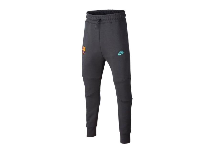 Lasten verryttelyhousut Nike FC Barcelona Tech Fleece JR BV0496-070 kuvasuurennos