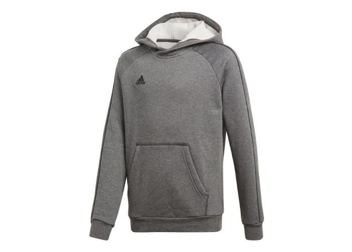 Lasten verryttelytakki Adidas Core18 Y Hoody Junior kuvasuurennos