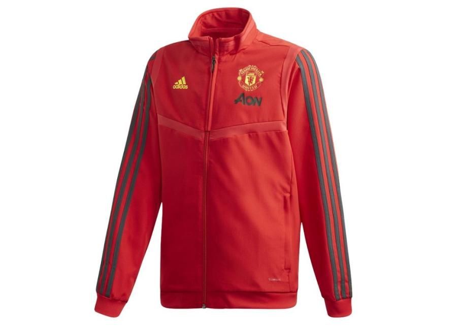 Lasten verryttelytakki Adidas Manchester United JKT JR DX9042 kuvasuurennos