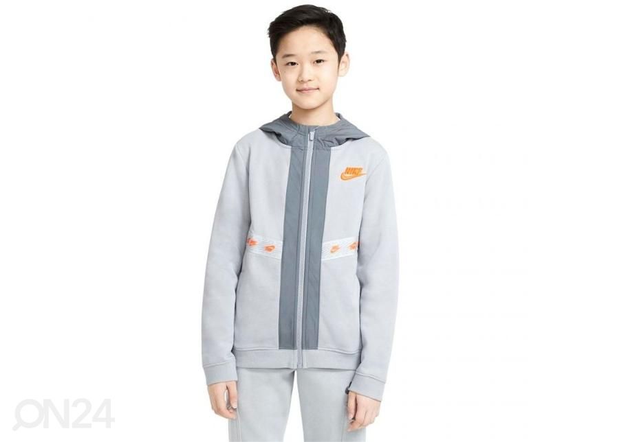 Lasten verryttelytakki Nike Nsw Elevated Trims FZ Jr DD8704 077 kuvasuurennos