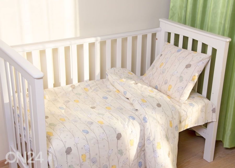 Lasten vuodevaatteet Cream 110x145 cm kuvasuurennos
