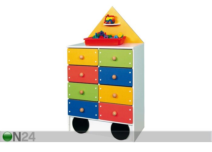 Lastenhuoneen lipasto VAUNU nro 1 kuvasuurennos