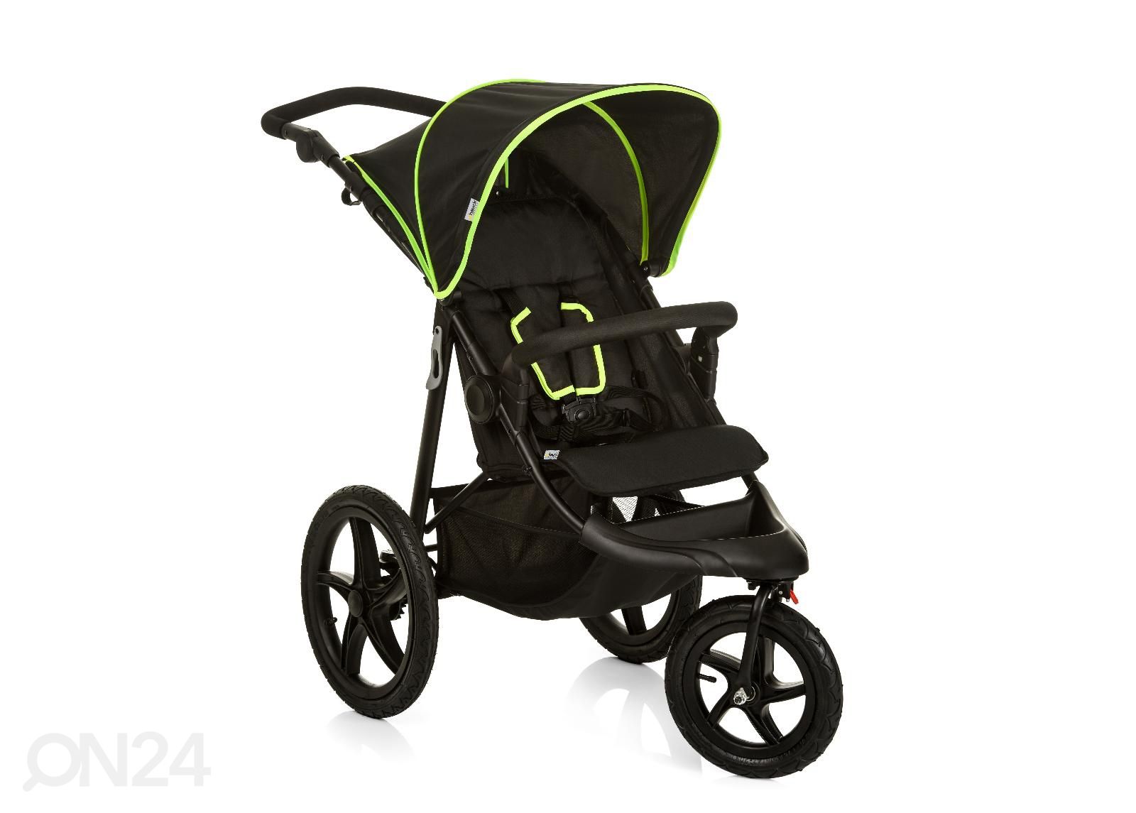 Lastenrattaat Hauck Comfort Runner musta/neon keltainen kuvasuurennos