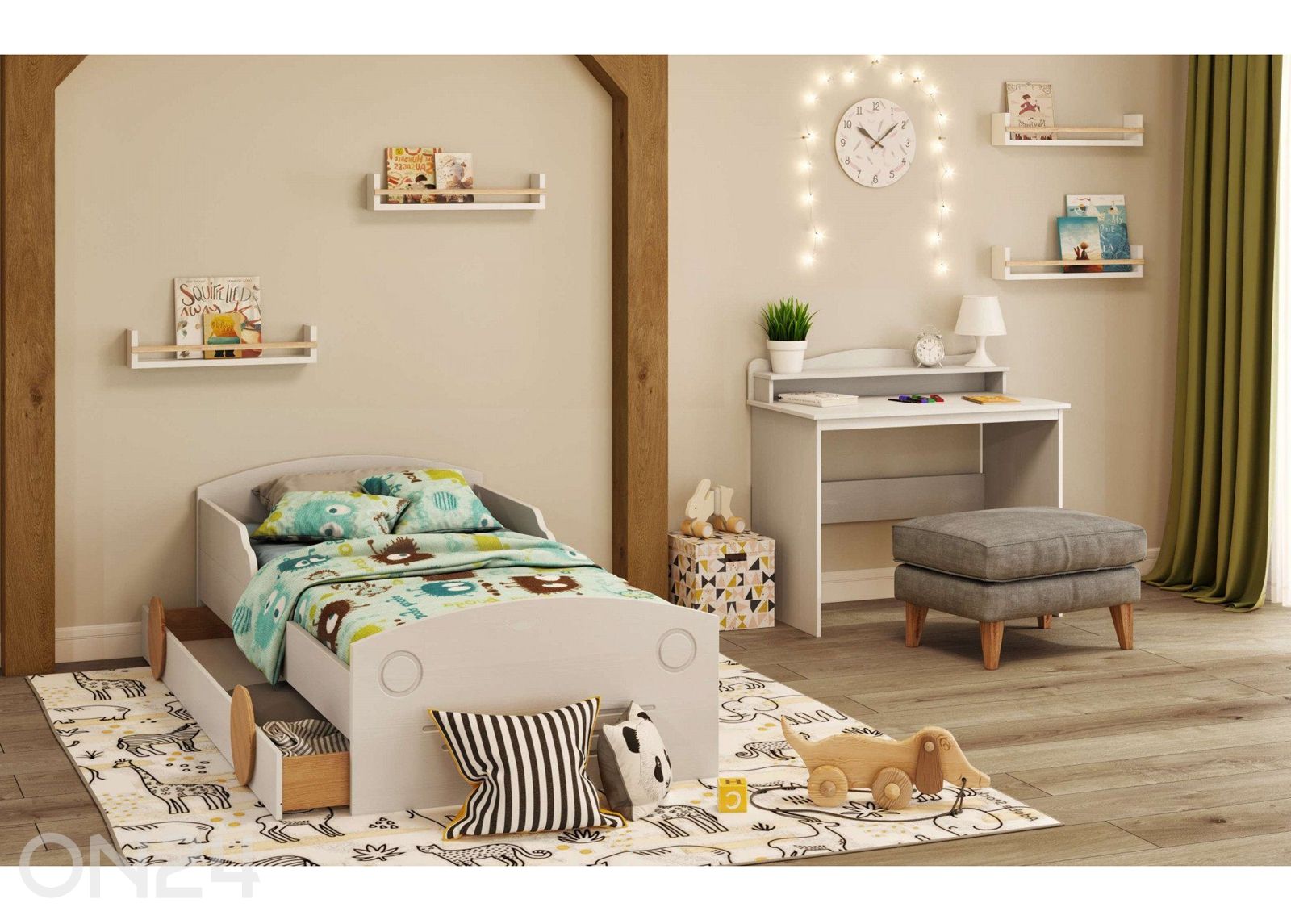 Lastensänky Auto 80x160 cm kuvasuurennos