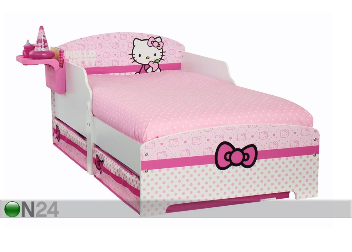 Lastensänky HELLO KITTY 70x140 cm + patja kuvasuurennos