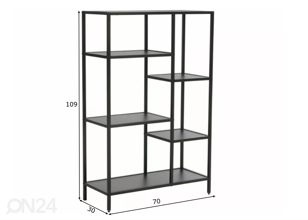 Lattiahylly Bravo 70 cm kuvasuurennos mitat