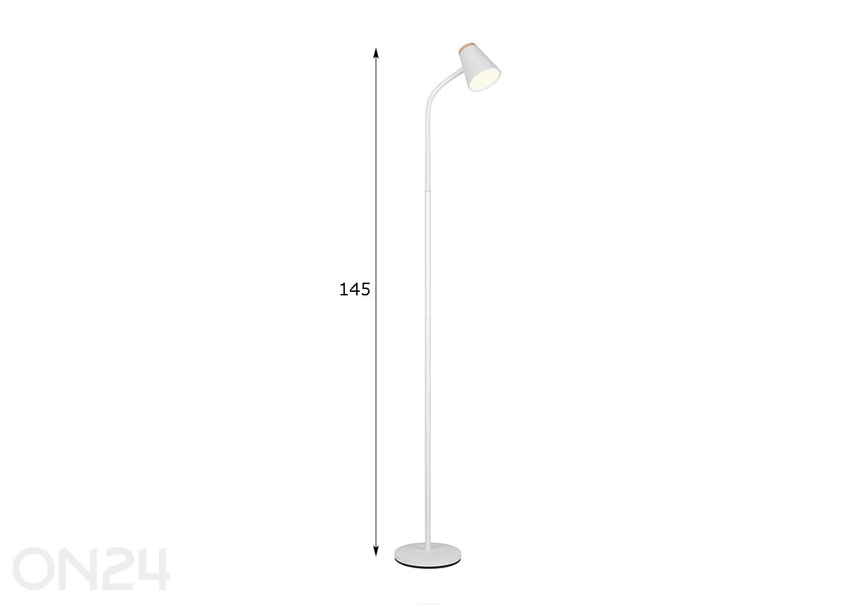 Lattiavalaisin Aden LED kuvasuurennos mitat