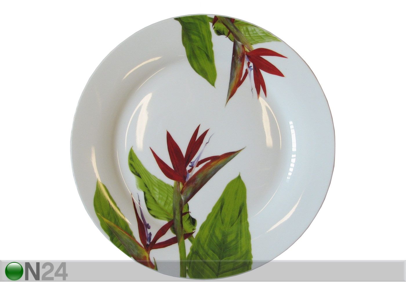 Lautanen HELIKONIA Ø 27 cm, 6 kpl kuvasuurennos