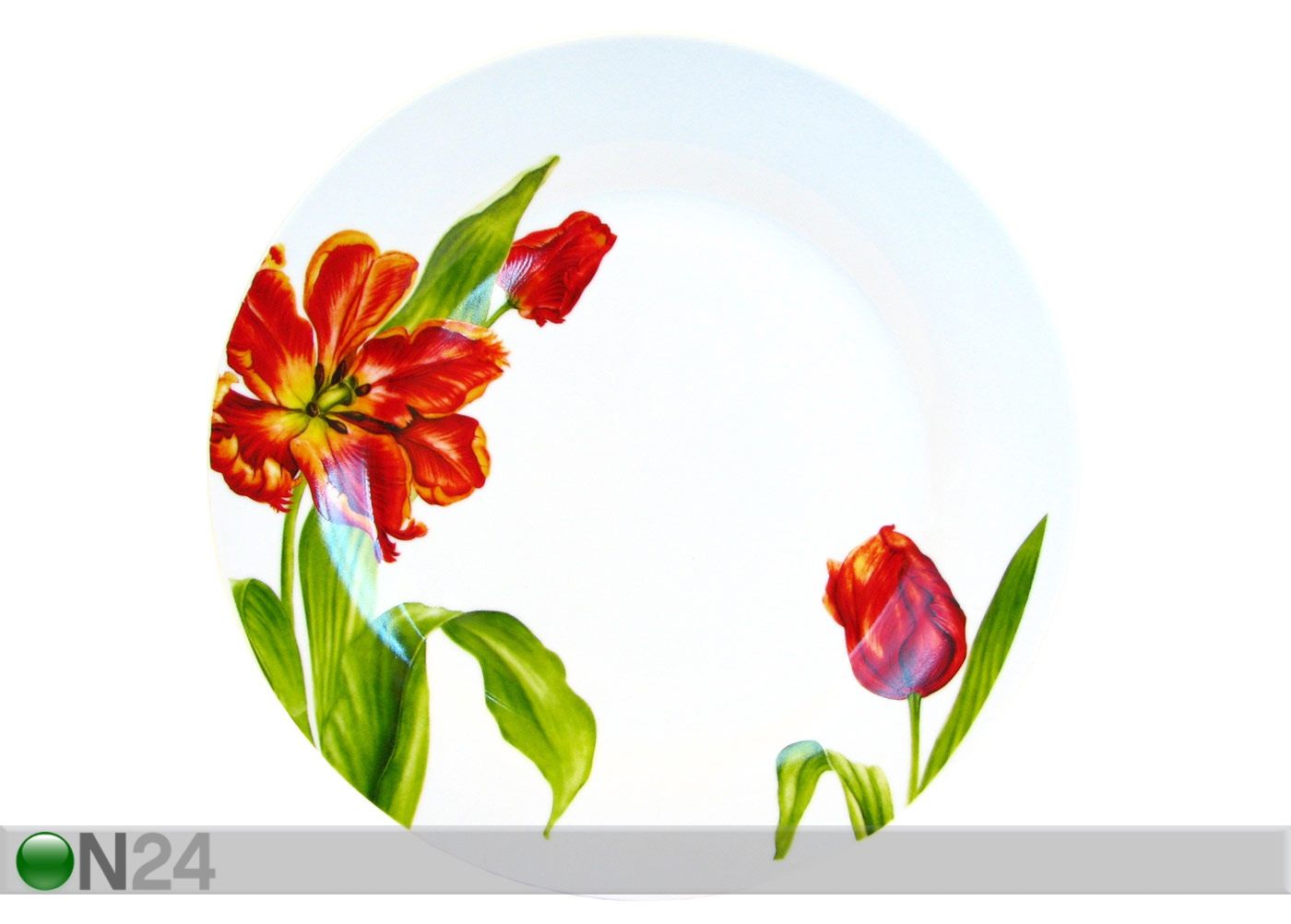 Lautanen TULPPAANI Ø 27 cm, 6 kpl kuvasuurennos
