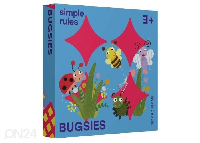 Lautapeli Bugsies, englannin kielinen kuvasuurennos