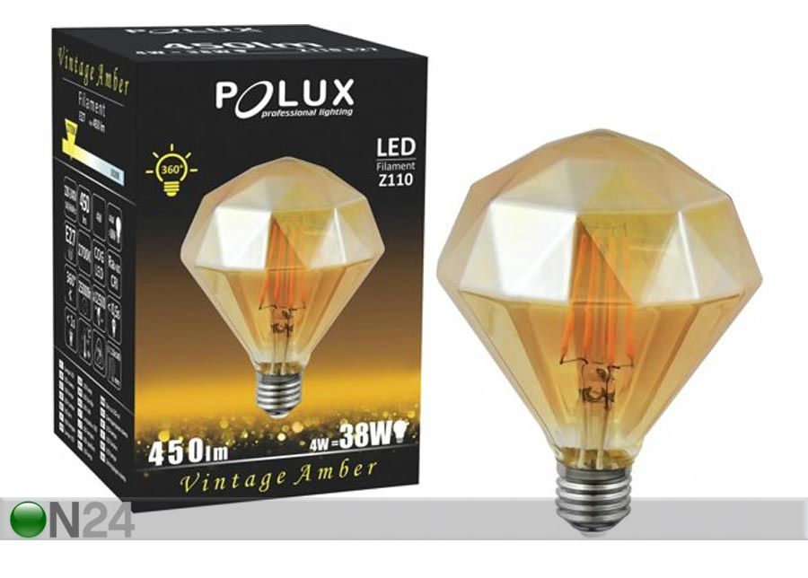 LED A;BER DIAMOND lamppu 4 W kuvasuurennos