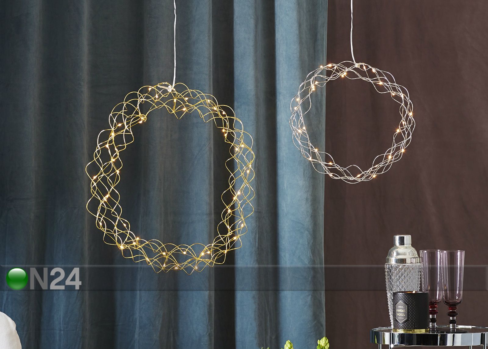 LED-koriste Curly kuvasuurennos