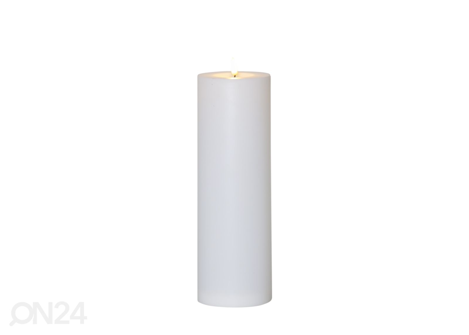 LED kynttilä Flamme Rak valkoinen h32,5 cm kuvasuurennos