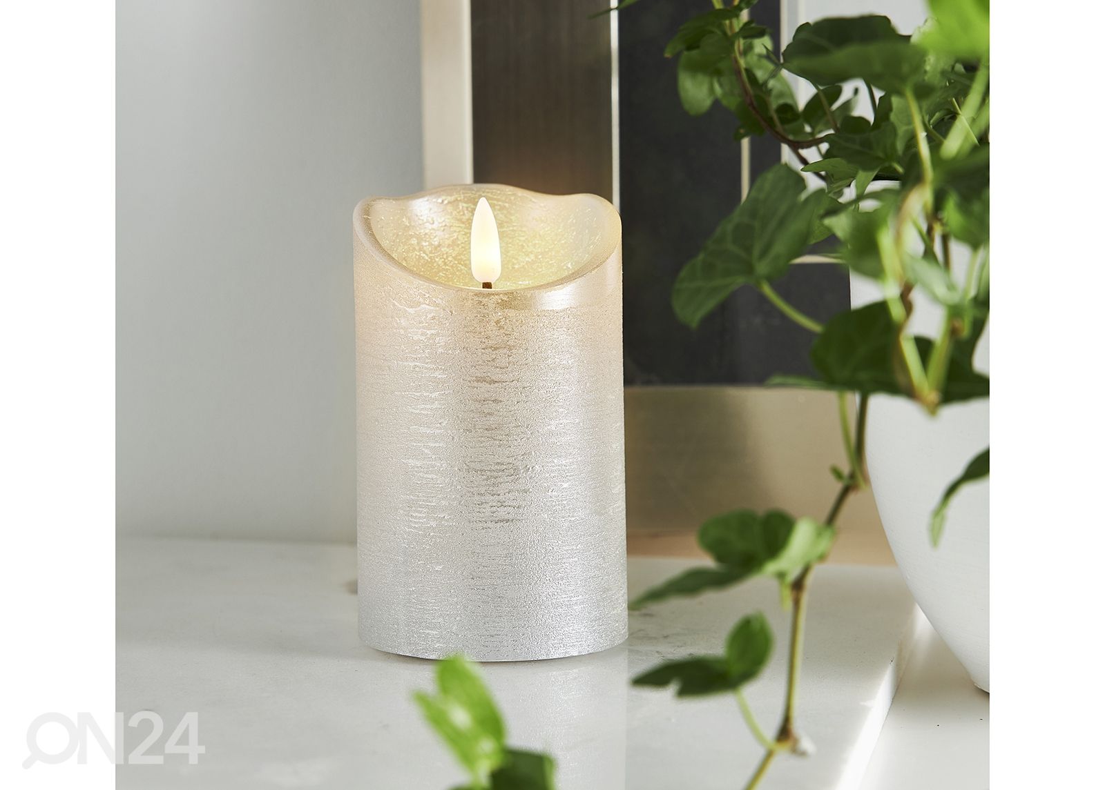 LED-kynttilä Flamme Rustic kuvasuurennos