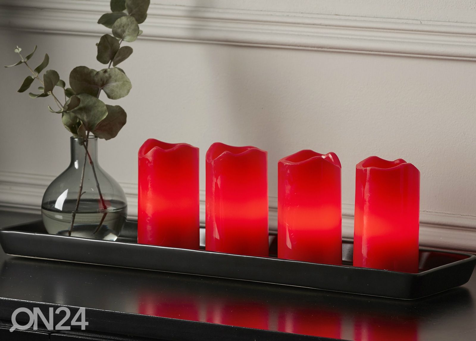 LED-kynttilät Adventti kuvasuurennos