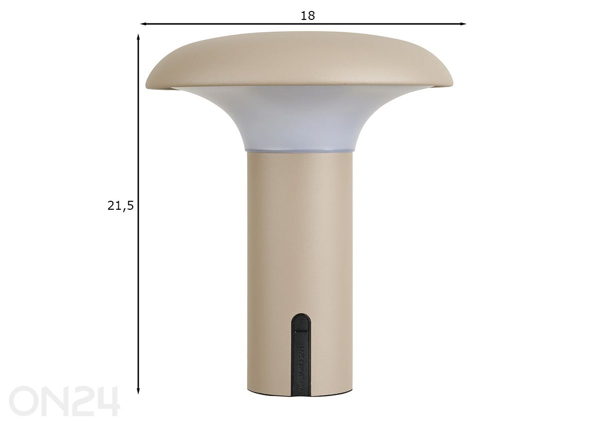 LED-valaisin Ramsey kuvasuurennos mitat
