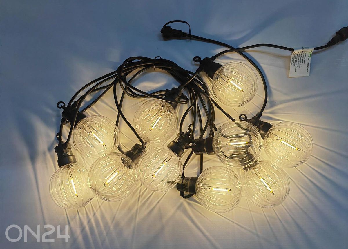 LED valonauha Twinki 10-LED lamppua / 4,5 m kuvasuurennos
