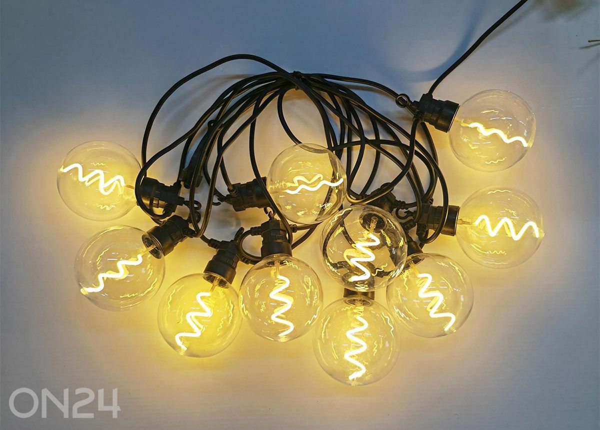 LED valonauha Twist 10-LED lamppua / 4,5 m kuvasuurennos