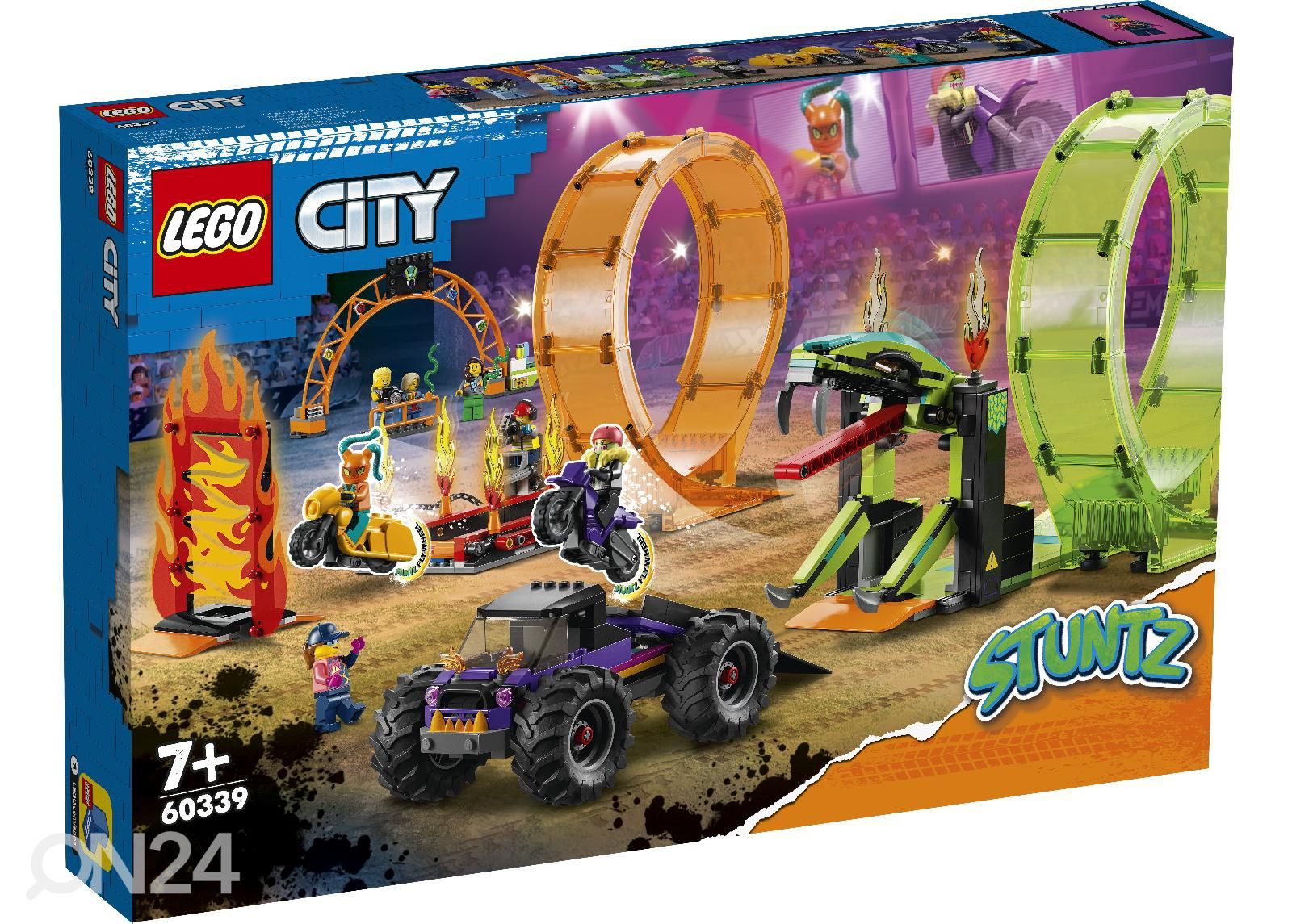LEGO City Kahden silmukan stunttishow’n areena kuvasuurennos