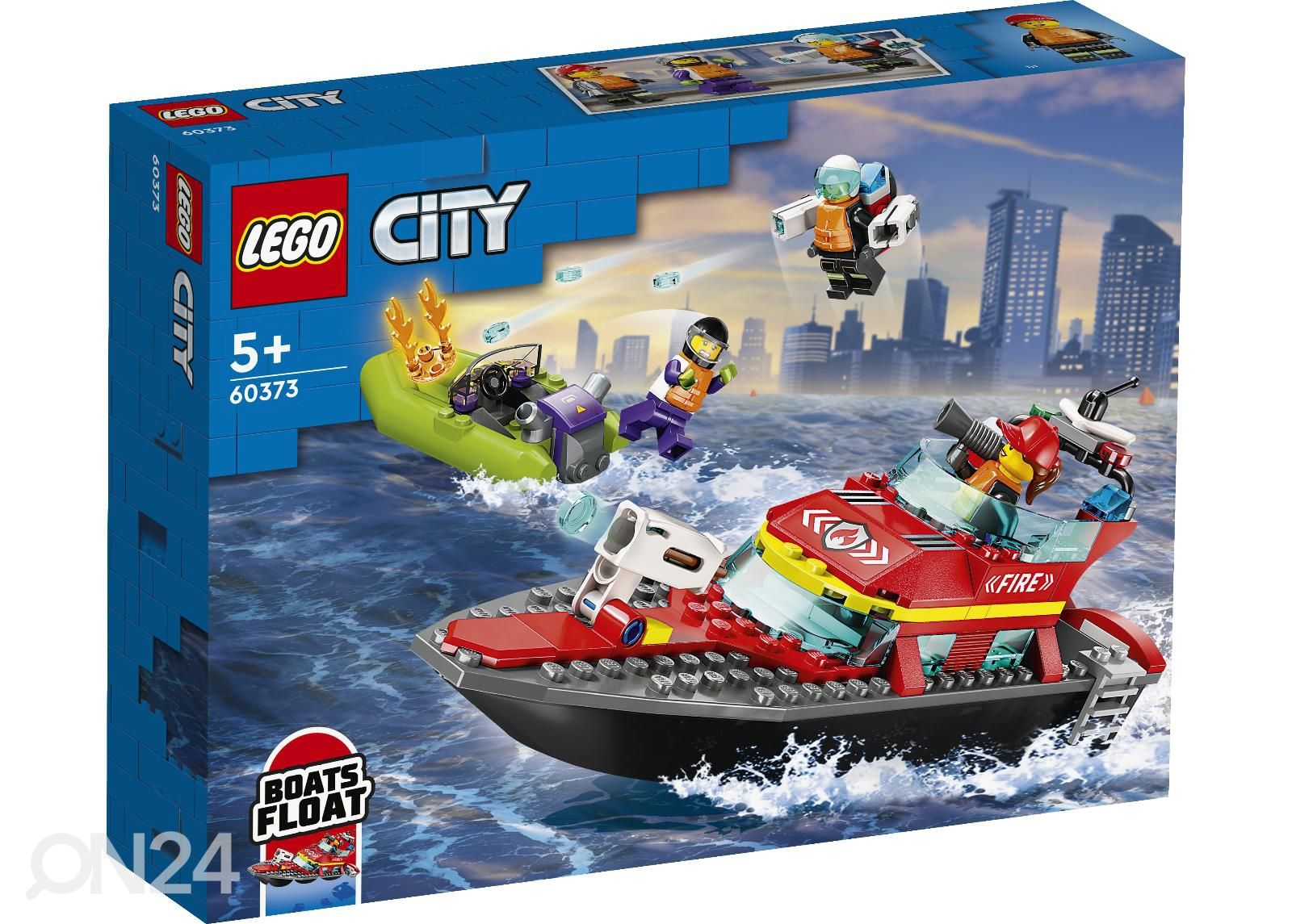LEGO City Palokunnan pelastusvene kuvasuurennos