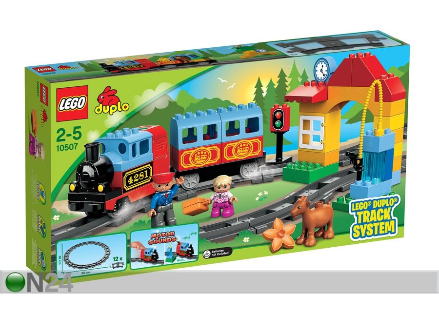 LEGO DUPLO ensimmäinen junaratapakkaus kuvasuurennos