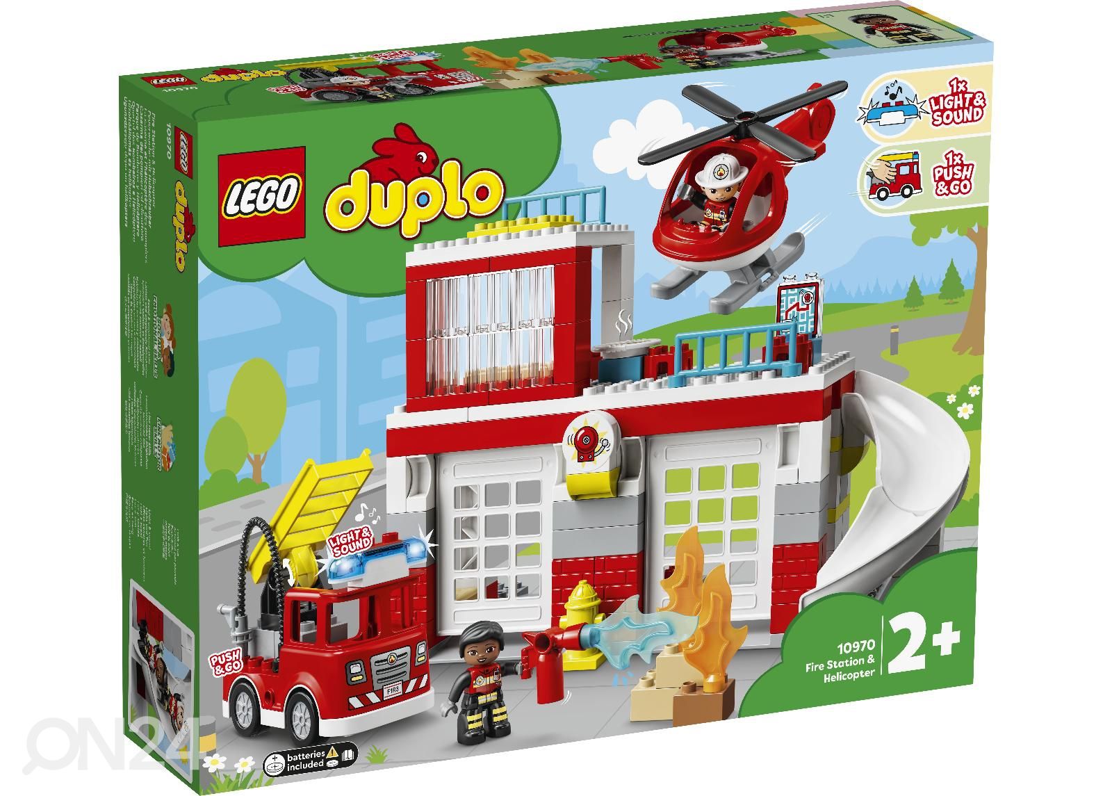 LEGO DUPLO Paloasema ja helikopteri kuvasuurennos