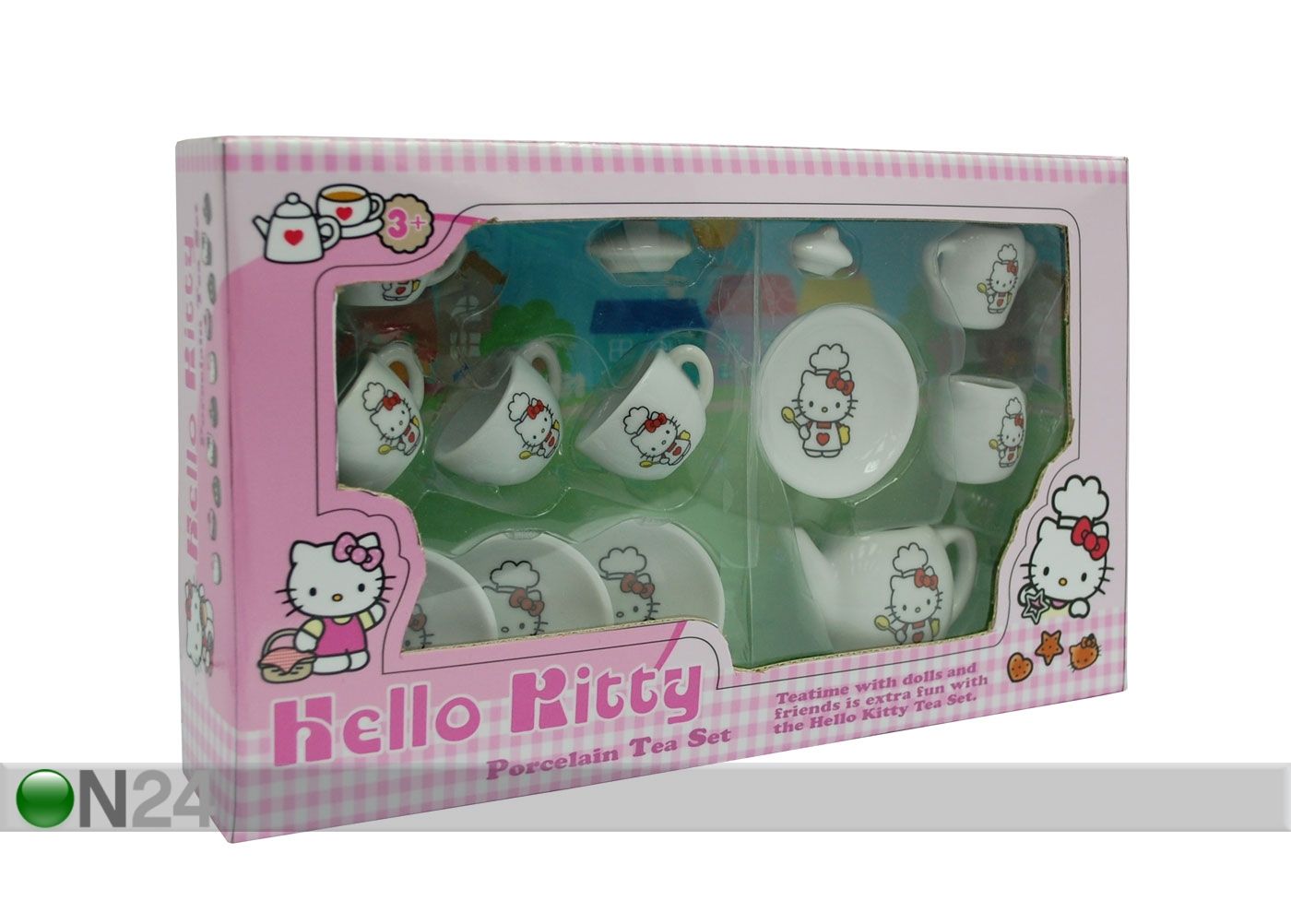 Leikkiastiasto CONFEZIONE HELLO KITTY kuvasuurennos