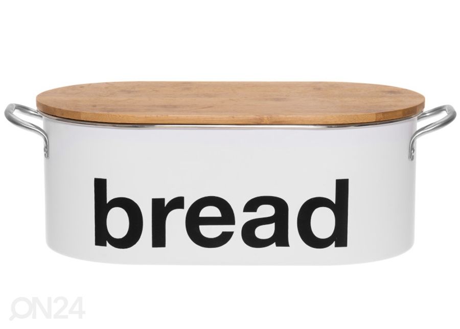Leipälaatikko Bread puu/ valkoinen kuvasuurennos
