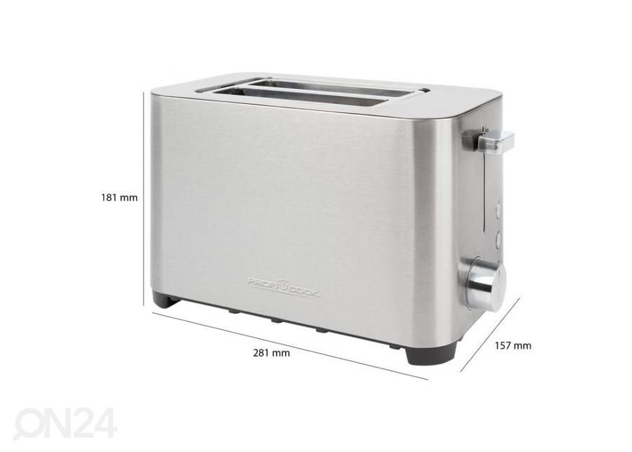 Leivänpaahdin ProfiCook PCTA1251 kuvasuurennos mitat