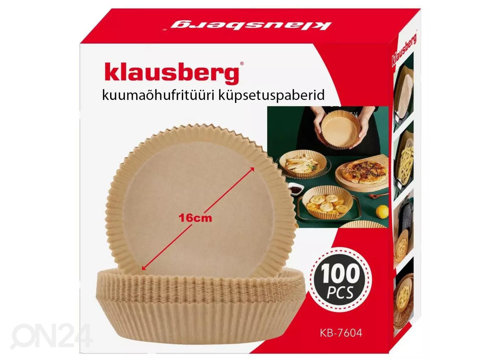 Leivinpaperit kuumailmakeittimeen 100 kpl, 16cm kuvasuurennos