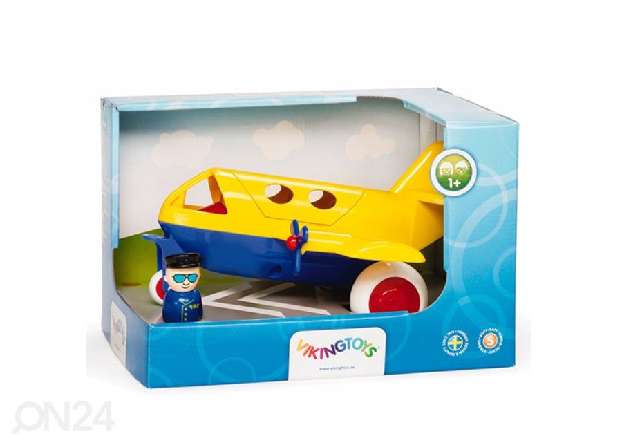 Lentokone ja minihahmot Viking Jumbo kuvasuurennos