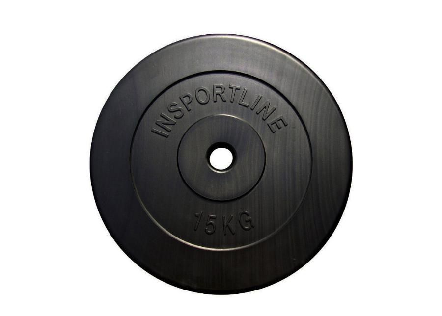 Levypaino Bumper Plate 15kg inSPORTline kumi kuvasuurennos