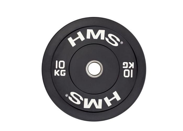Levypaino olympic HMS musta BUMPER 10 kg BBR10 kuvasuurennos