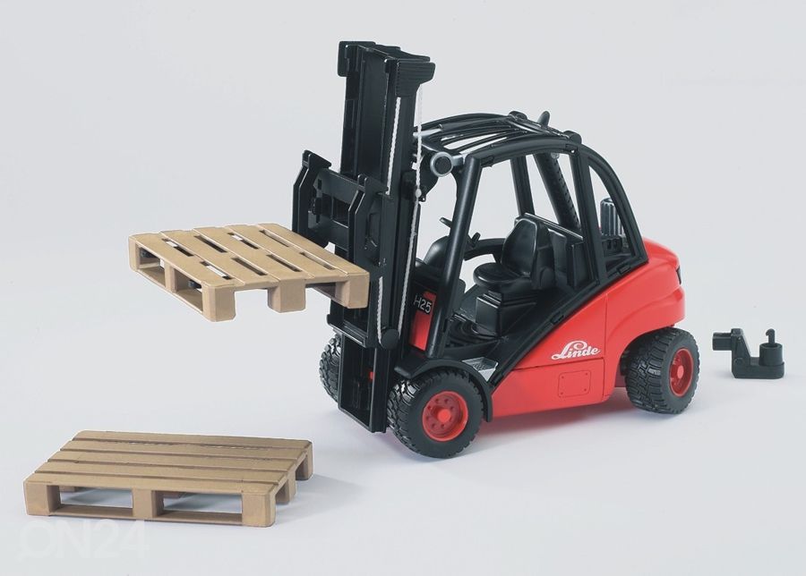 LINDE trukki 1:16 BRUDER kuvasuurennos