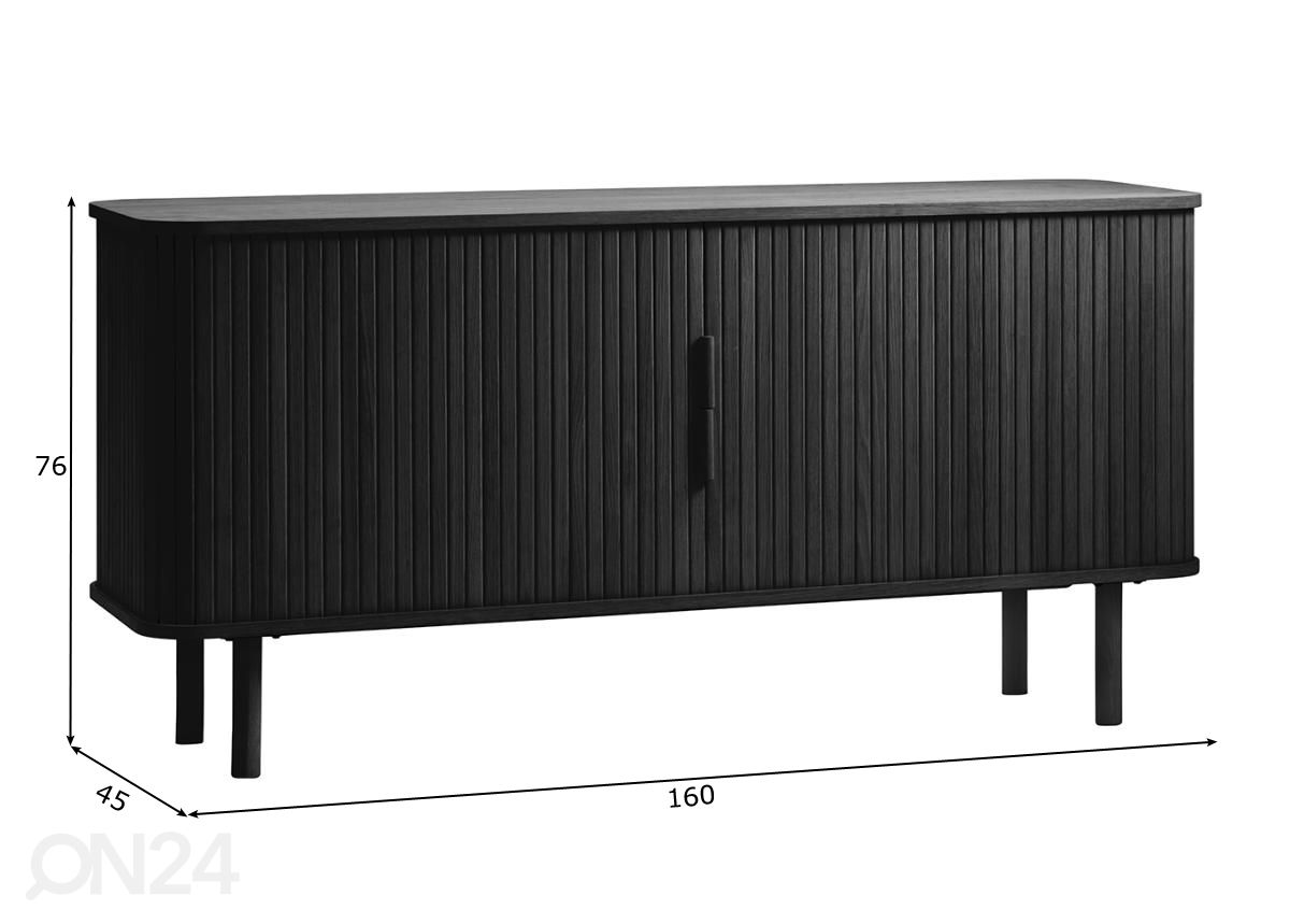Lipasto 160 cm kuvasuurennos mitat