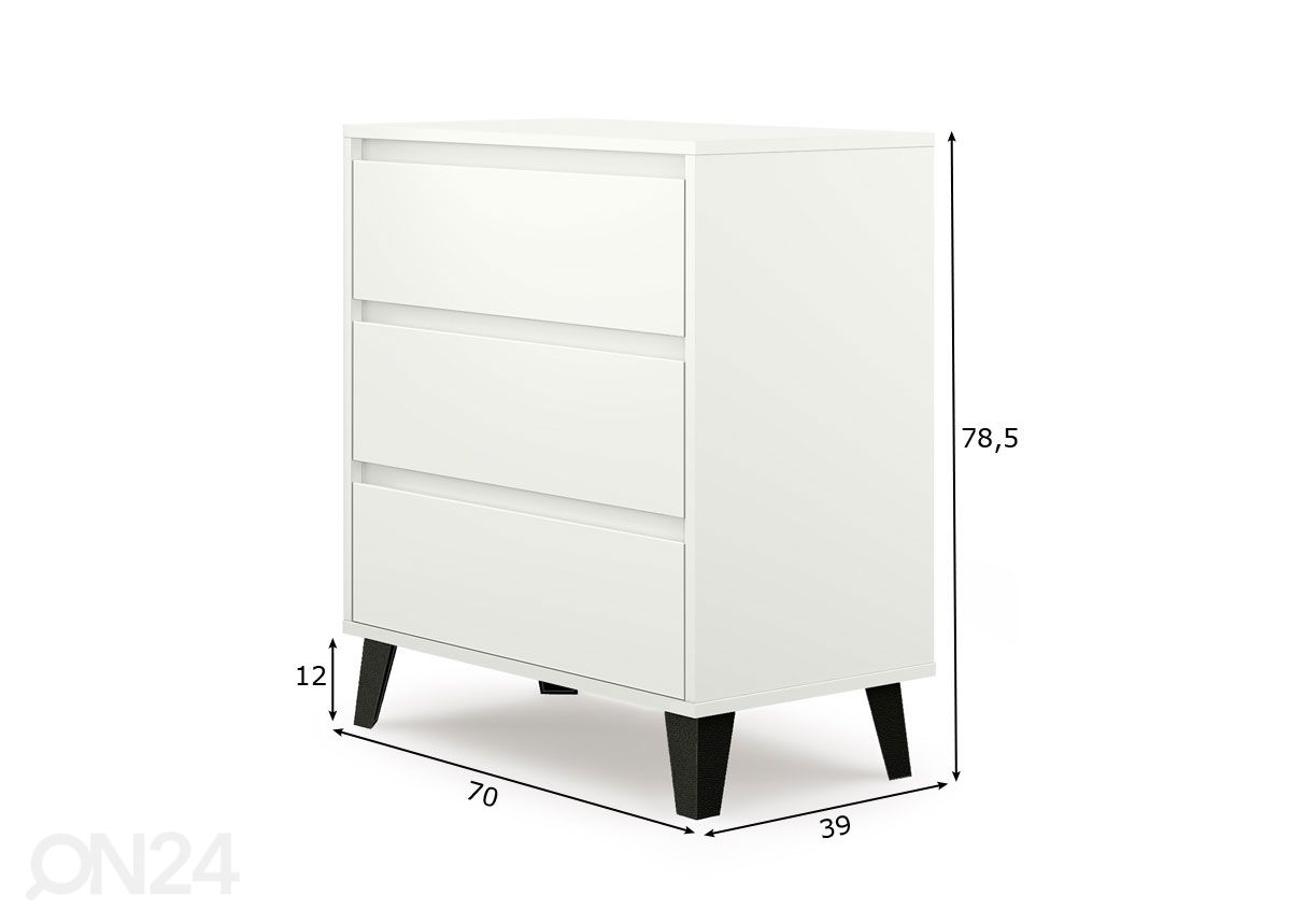 Lipasto 70 cm kuvasuurennos mitat
