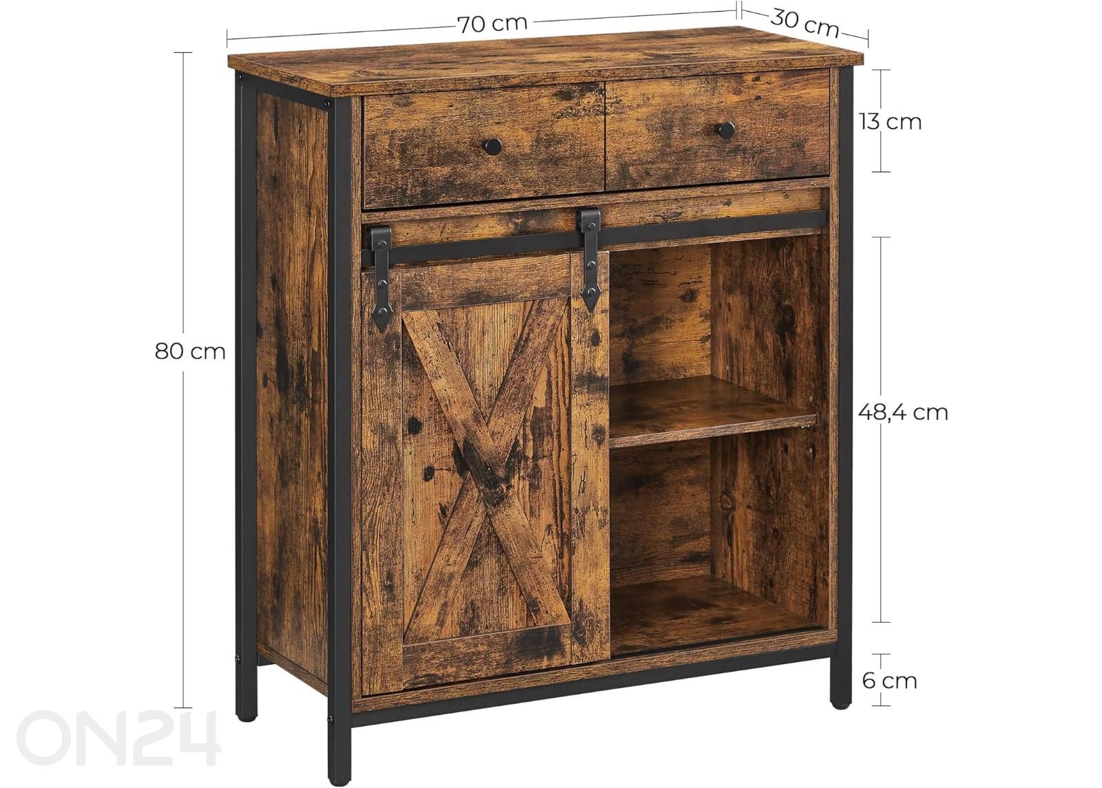 Lipasto 80x70 cm kuvasuurennos mitat