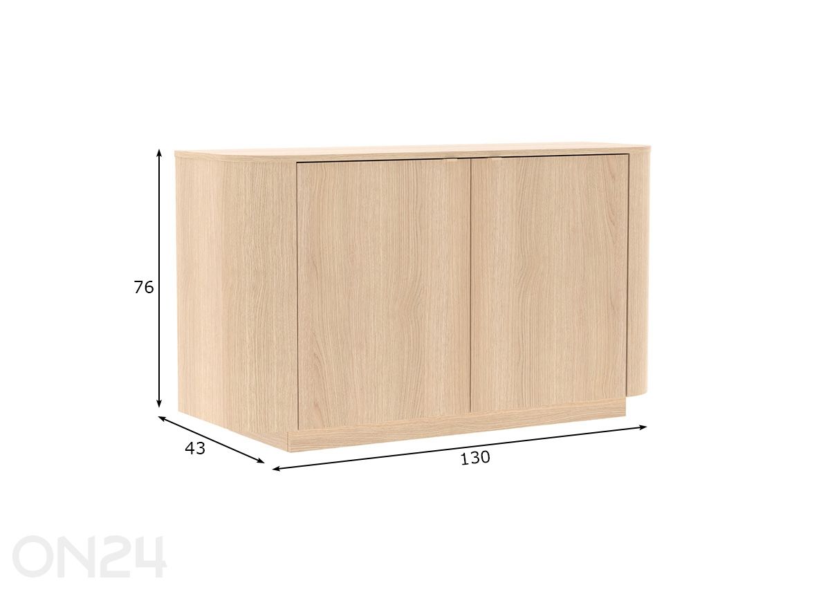 Lipasto Adriatico 130 cm kuvasuurennos mitat