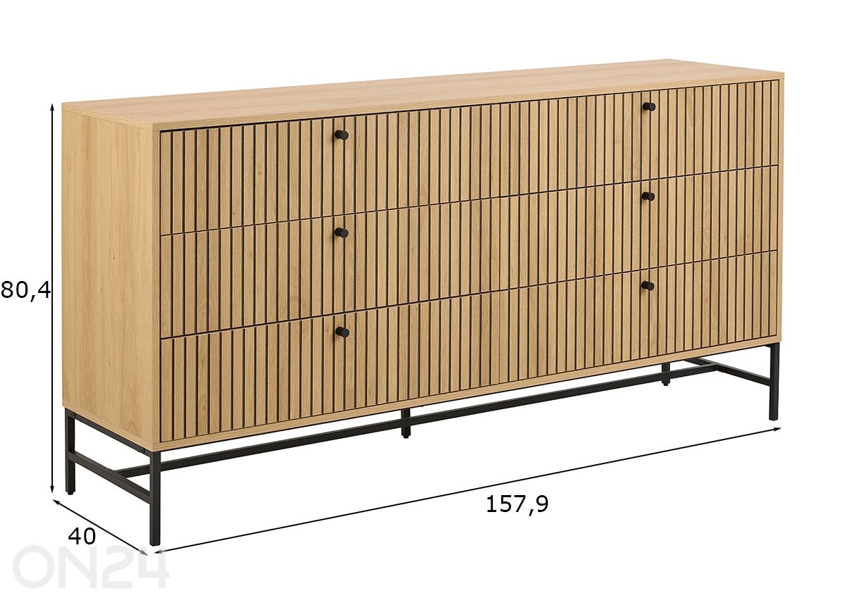 Lipasto Albany kuvasuurennos mitat